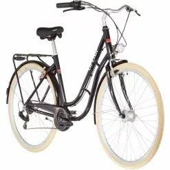 Ortler Detroit EQ Trapeze A 6 Velocità, Nero -Vendite City Bike Uomo ortler detroit eq trapeze 6 speed black 9